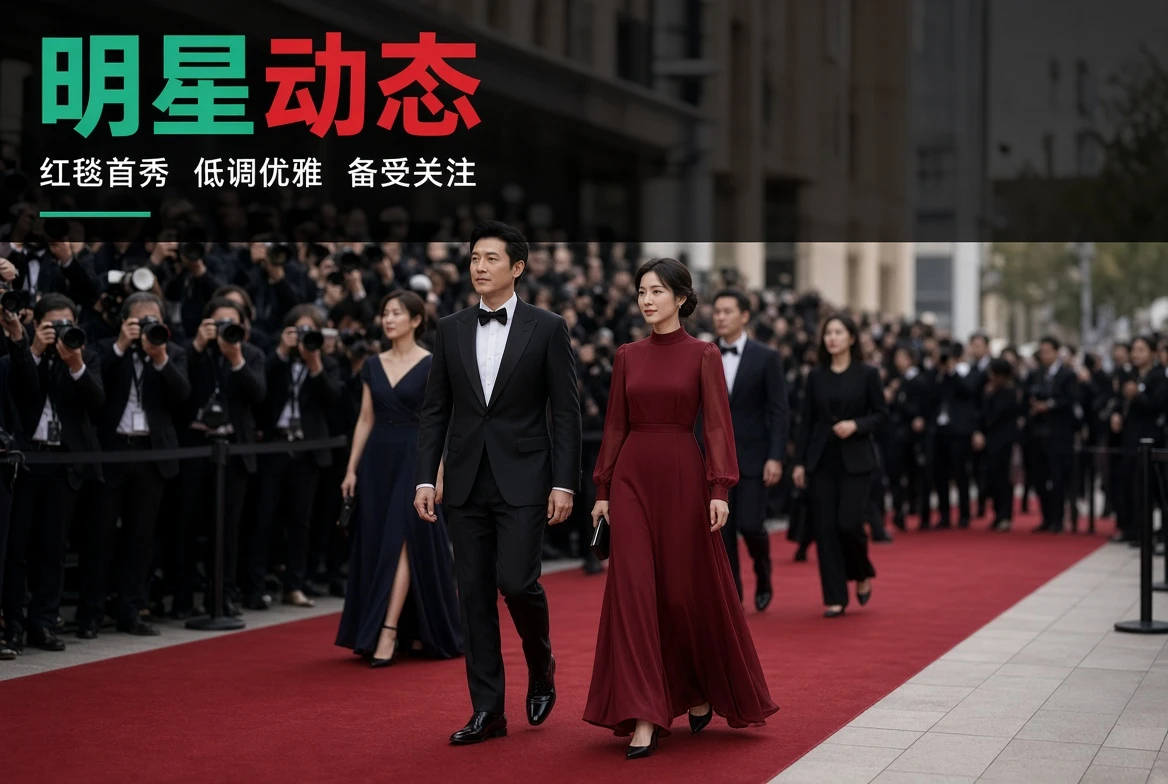 明星公开活动与职业动态视觉